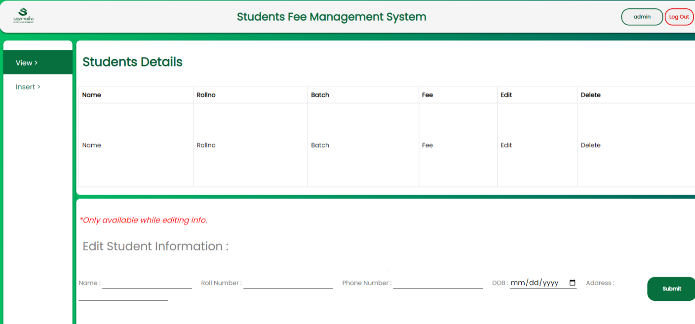 Project 3 Screenshot